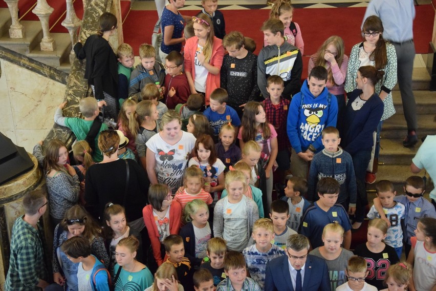 Wizyta dzieci w Śląskim Urzędzie Wojewódzkim