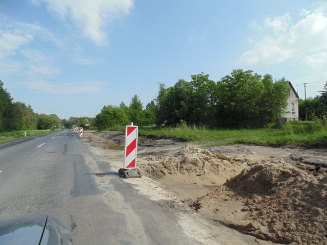 Trwa przebudowa drogi wojewódzkiej 747.