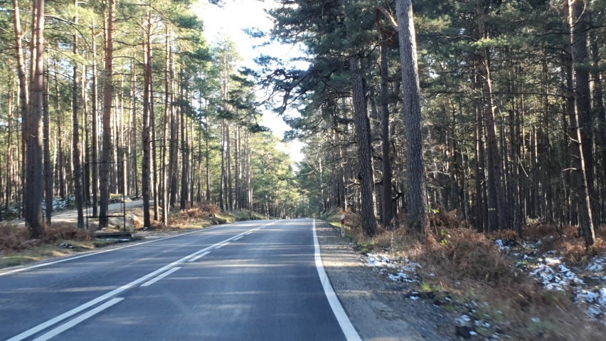 Śnieg w powiecie puckim 21 - 22 marca 2020