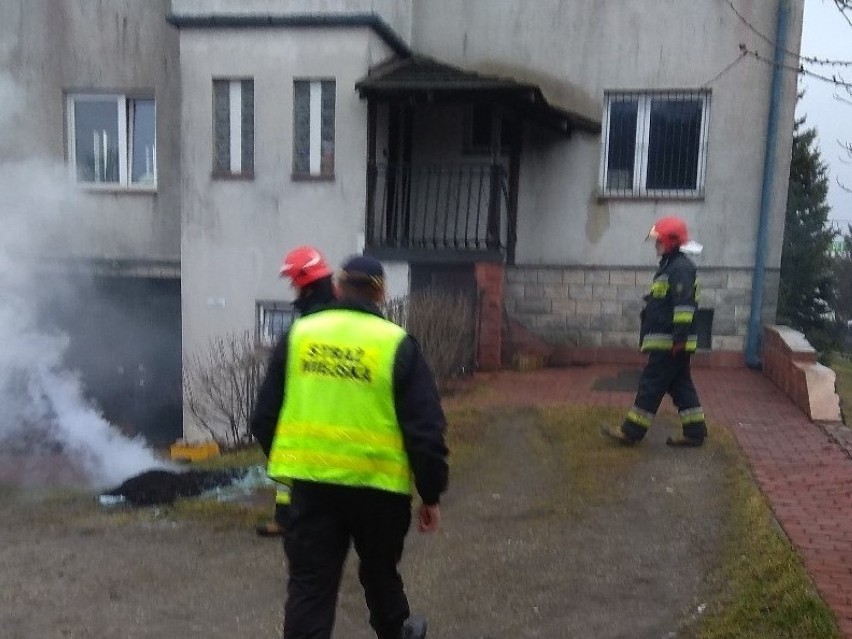 Strażnicy miejscy w Kielcach jechali w sprawie zadymienia i... zapobiegli pożarowi (ZDJĘCIA)
