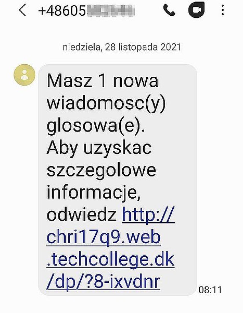 To oszustwo! Policjanci ostrzegają przed próbą wyłudzenia danych i/lub pieniędzy