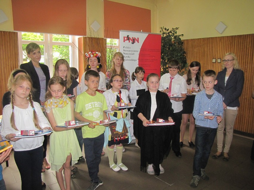 Laureaci konkursu, uczniowie SP nr 3 w Lublińcu