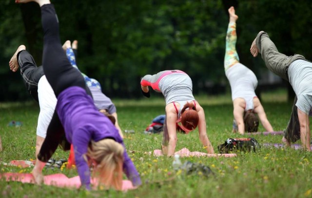 Joga w parku