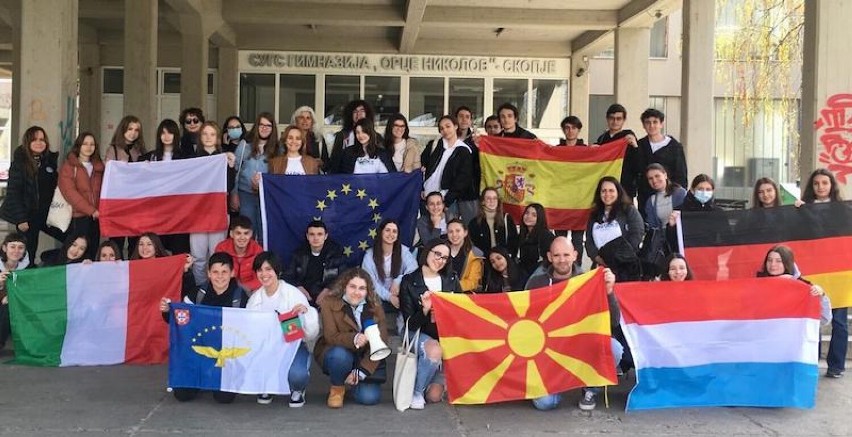 Uczniowie SP nr 1 w Lęborku pojechali do Macedonii Północnej w ramach projektu Erasmus+