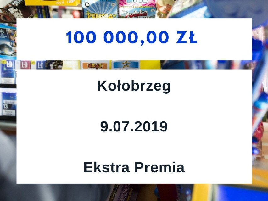 Najwyższe wygrane w Lotto w województwie zachodniopomorskim w 2019 roku [LISTA]