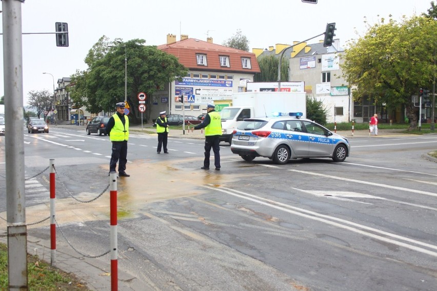 Groźny wypadek na ulicy Piłsudskiego