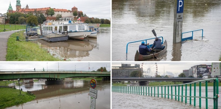 Kraków. Pogotowie przeciwpowodziowe pod Wawelem. Co to oznacza? [ZDJĘCIA]