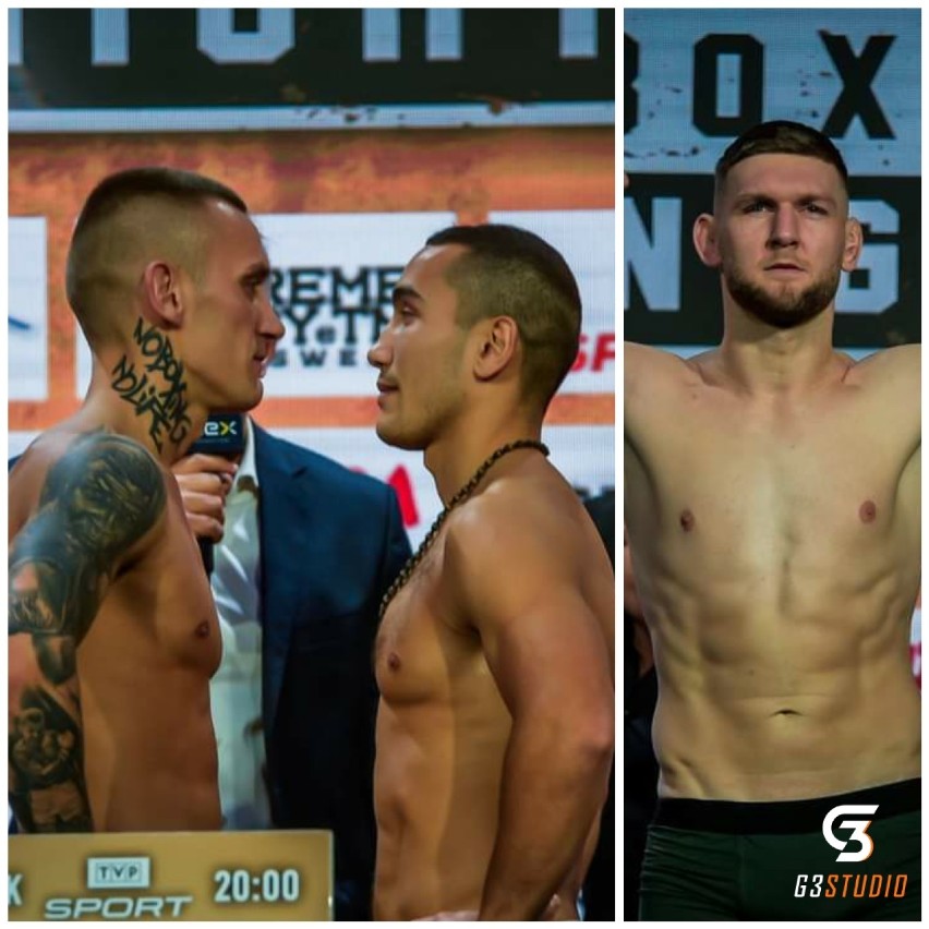 Tomasz Nowicki i Piotr Kuberski na 15. gali Tymex Boxing Night