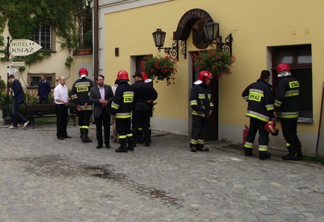 W piwnicy hotelu zamku Książ zapaliła się puszka energetyczna. Pożar udało się ugasić pracownikom obiektu, przed przyjazdem strażaków