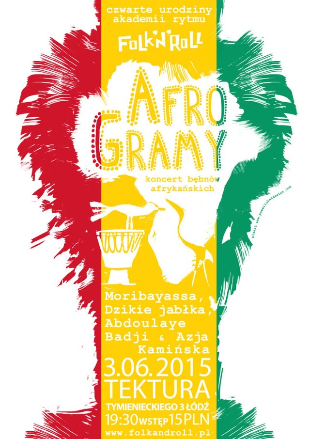 AfroGramy koncert bębnów afrykańskich