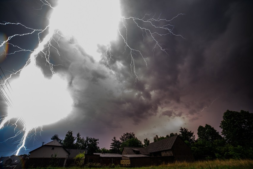 Burza, która przeszła 14 lipca przez powiat lipnowski