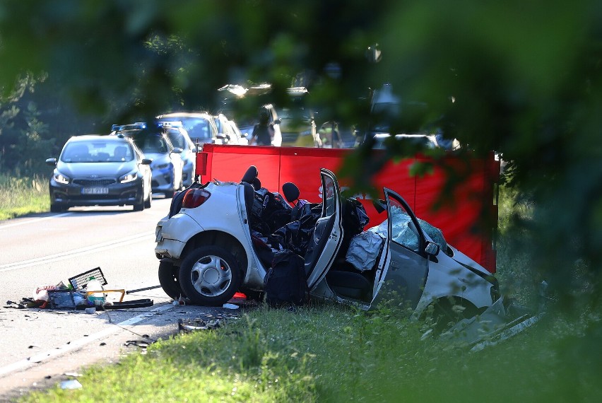 Śmiertelny wypadek na DK 74 w gminie Sulejów