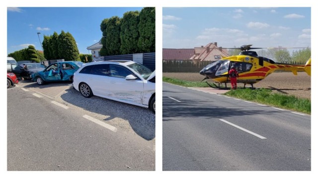 Wypadek w Czołowie w gminie Radziejów