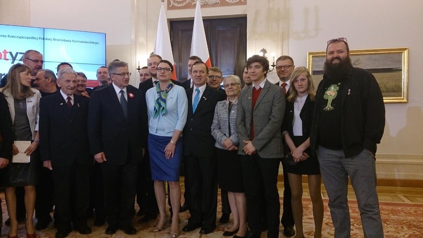 Patriotycznie Zakręceni: Dariusz Paczkowski, nasz laureat, w Pałacu Prezydenckim