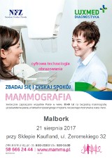 Bezpłatne badanie mammograficzne w Malborku. Panie mogą się już rejestrować