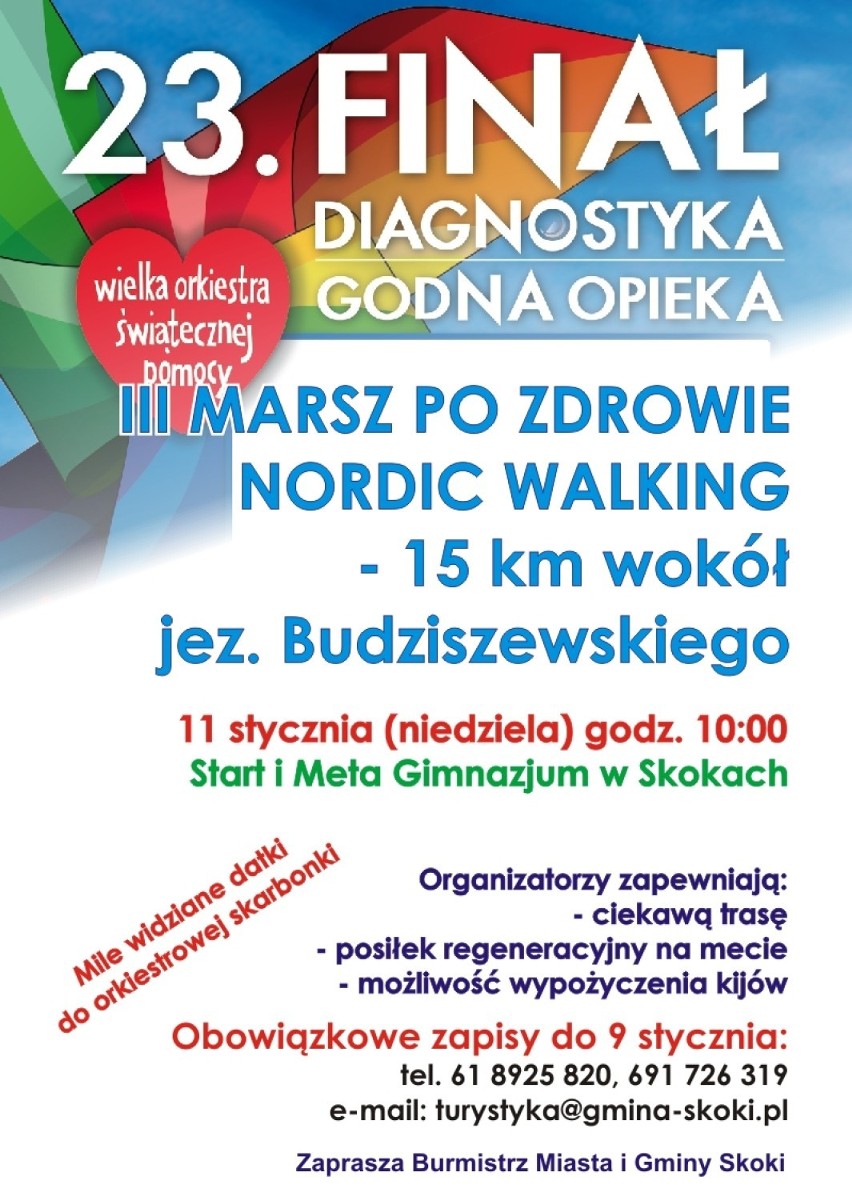 WOŚP 2015: Rozkład jazdy w powiecie!