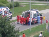 Wypadek koło szpitala w Słupsku (zdjęcia)