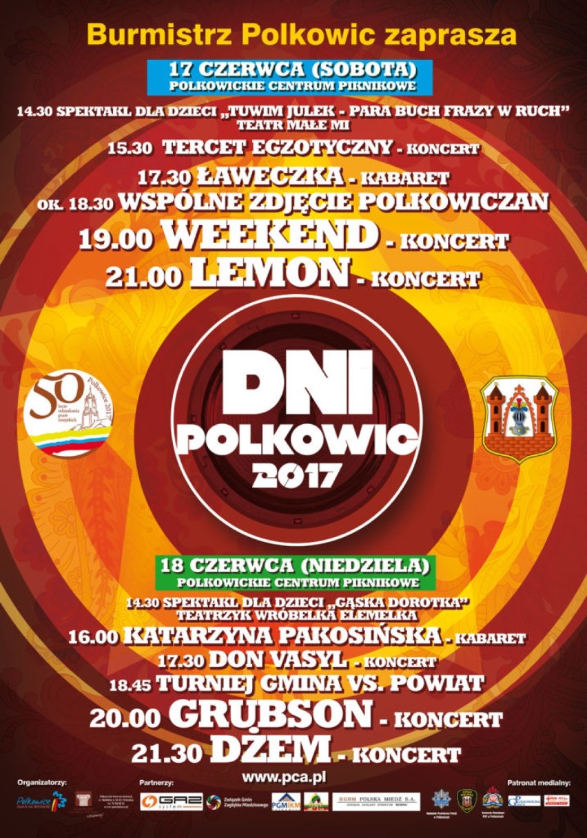 W najbliższy weekend świętują w Jaworze i Polkowicach!