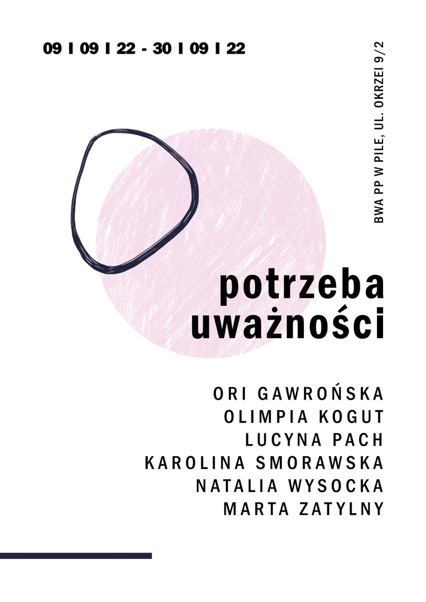 „Potrzeba uważności” – wspólna wystawa prac młodych artystek regionu pilskiego 