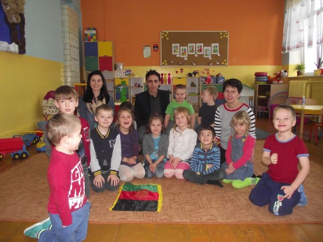 Do szkoły podstawowej w Komaszycach ponownie zawitali zagraniczni studenci