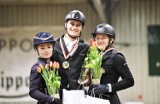 Sukces Jagody Szejner na zawodach w Lesznie. Młoda sportsmenka razem ze swoim koniem wywalczyła trzecie miejsce