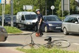 Wypadek Płock. Na ulicy Zglenickiego doszło do potrącenia rowerzysty. Mężczyzna trafił do szpitala