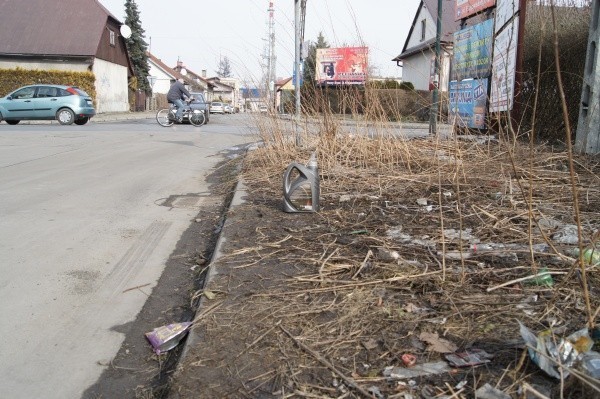 Nowy Sącz po zimie: krajobraz ze śmieciami [ZDJĘCIA]