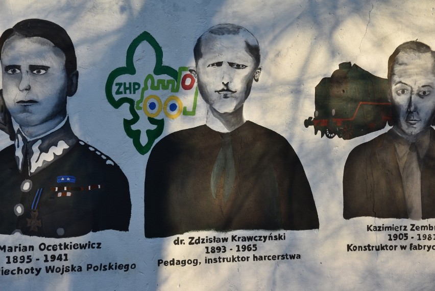 Chrzanów. Licealiści stworzyli patriotyczny mural