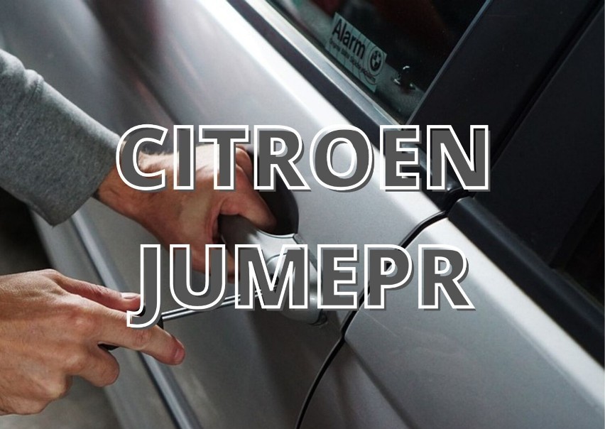 CITROEN JUMPER - od stycznia 2022 roku skradziono 6...