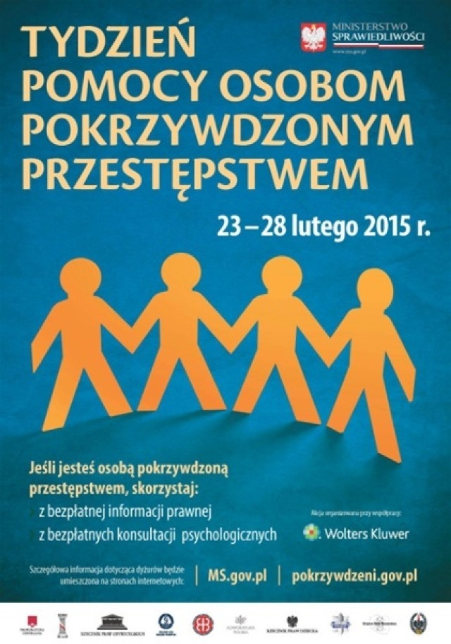 Tydzień pomocy ofiarom przestępstw potrwa do 28 lutego