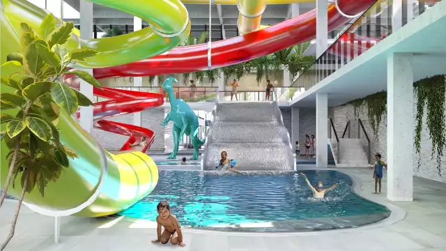 Aquapark w Opolu - wizualizacje prezentowane jesienią 2018 roku