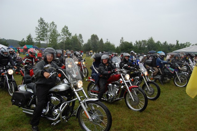 W ubiegłym roku na zlocie w Parchowie stawiło się prawie 100 motocyklistów