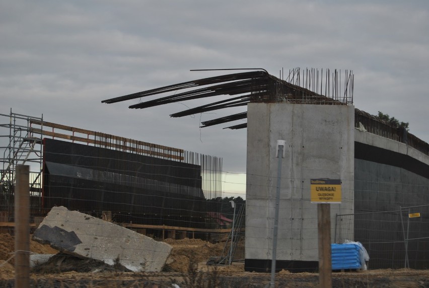 Budowa wiaduktu dla S5 w Kiełczewie. Zobaczcie ZDJĘCIA  