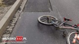 Przyborów. Potrącenie rowerzysty na DW768, kierowca jednośladu trafił do szpitala [ZDJĘCIA]  8.12.2020
