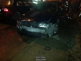 Zderzenie samochodów w Łobodnie