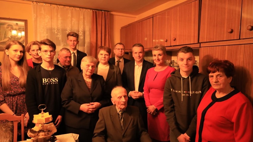 Najstarszy mieszkaniec gminy Leśniowice skończył 100 lat