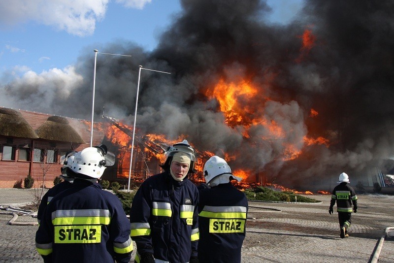 Pożar strawił chlubę Sycowa                             