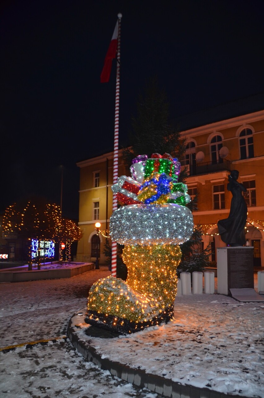 Bożonarodzeniowe iluminacje rozbłysły w sobotę w Błaszkach