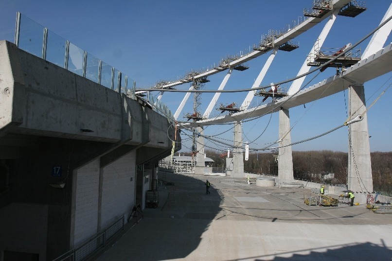 Stadion Śląski: Co nowego na budowie? [ZDJĘCIA + WIDEO]