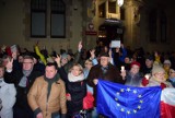 Protest pod Sądem Rejonowym w Inowrocławiu [zdjęcia] 