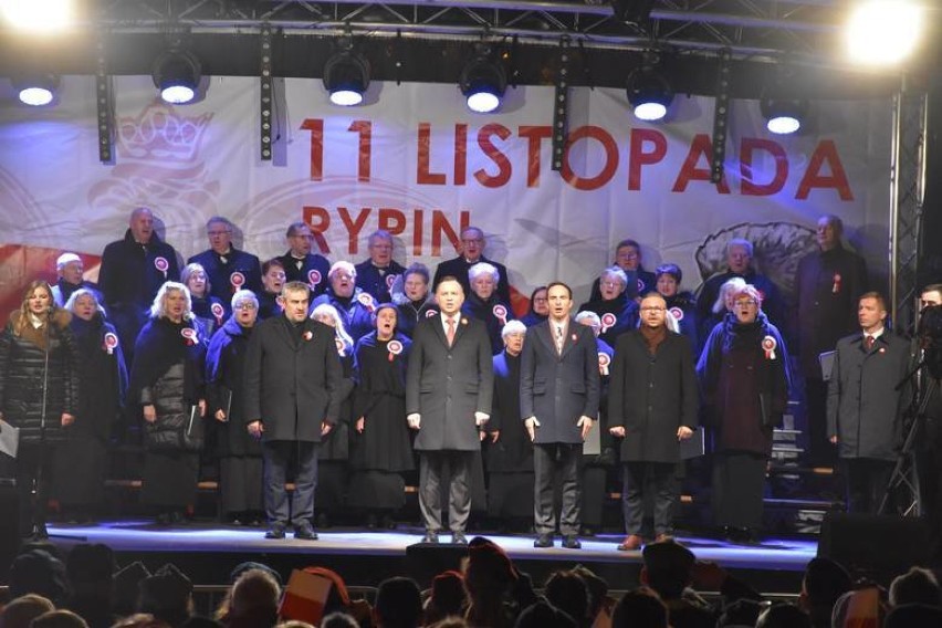 Rypin. Wizyta prezydenta Andrzeja Dudy. Narodowe Święto Niepodległości 11 listopada [zobacz zdjęcia]