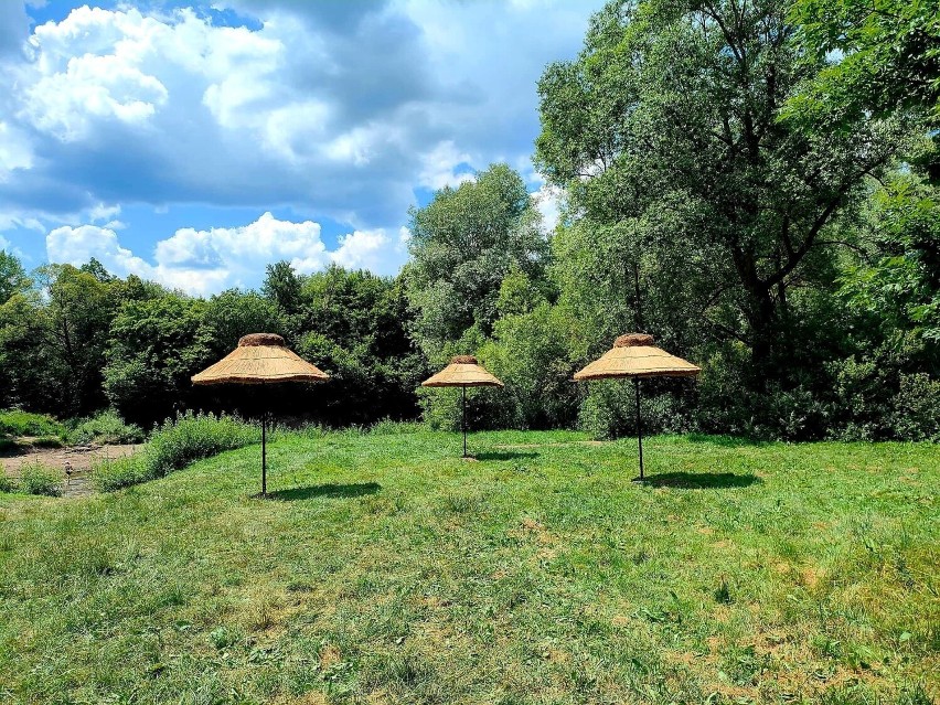 Nowe atrakcje nad Jeziorem Solińskim. W Bukowcu i Zawozie powstaje poszerzona plaża z parasolkami i boiskiem do siatkówki [ZDJĘCIA]