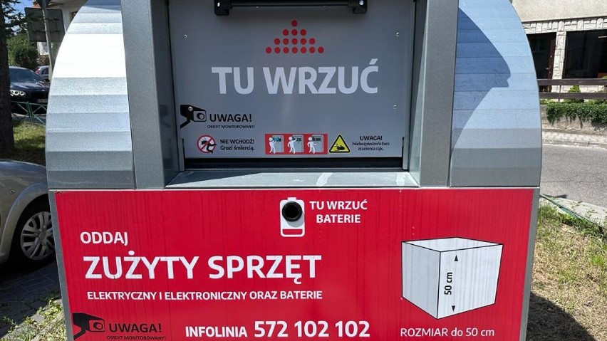 W Bochni stanęło osiem kontenerów na elektrośmieci. To wygodna alternatywa dla PSZOK-u