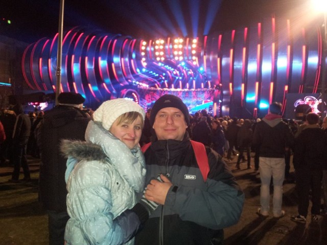 Nowy Rok 2014 w Chorzowie: Marcin Rutkowski bawił się w Gdyni