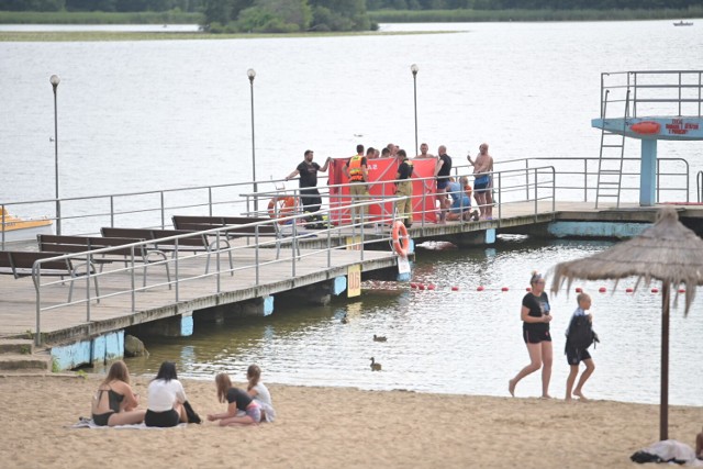 W Jeziorze Rudnickim w Grudziądzu, przy Plaży Miejskiej, utonął 15-latek