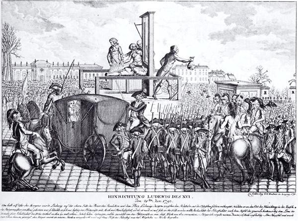 21 stycznia 1793 r. rewolucja francuska: zgilotynowano króla Ludwika XVI, skazanego na śmierć za zdradę stanu.