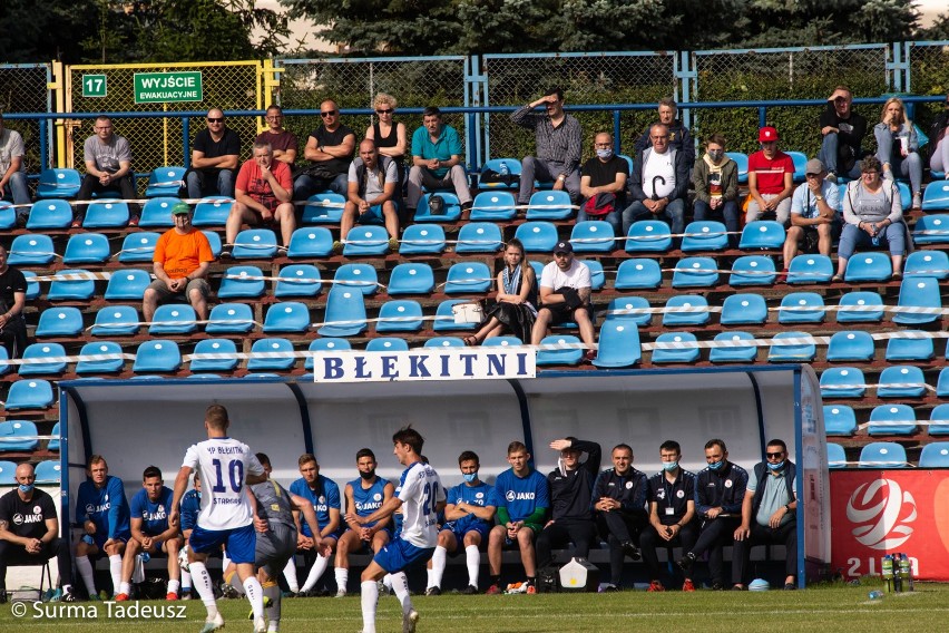 Błękitni Stargard - Stal Rzeszów. Zdjęcia z trybun i murawy 