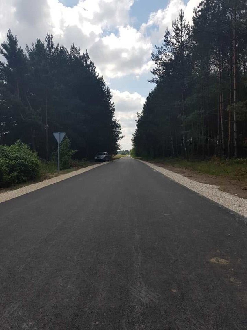Nowa droga w Gminie Poświętne już oddana do użytku...