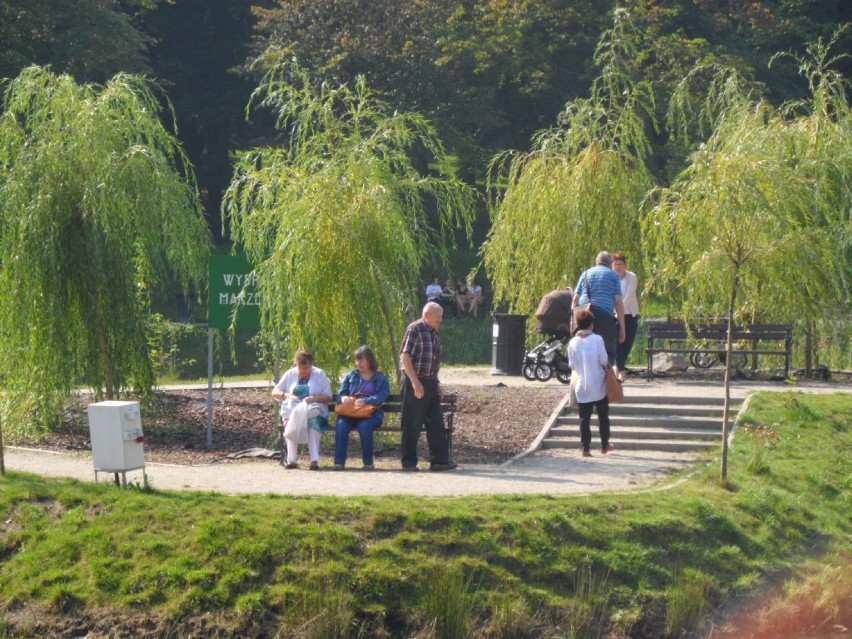 Park miejski - Bytom, wrzesień 2014. Pierwsze oznaki jesieni