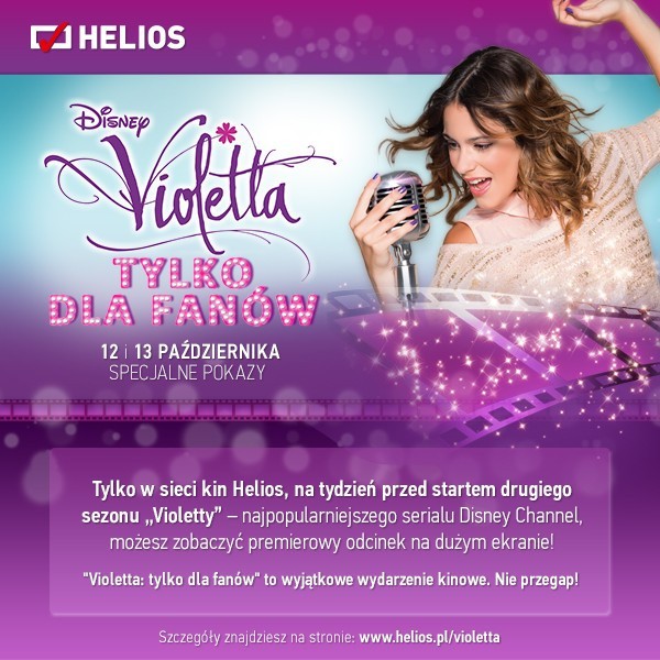 Kino Helios w Bełchatowie zaprasza na Violettę